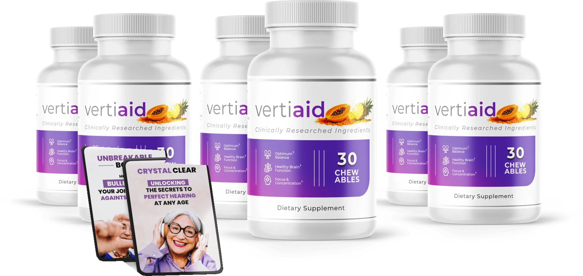 VertiAid 6 bottles with free bonuses